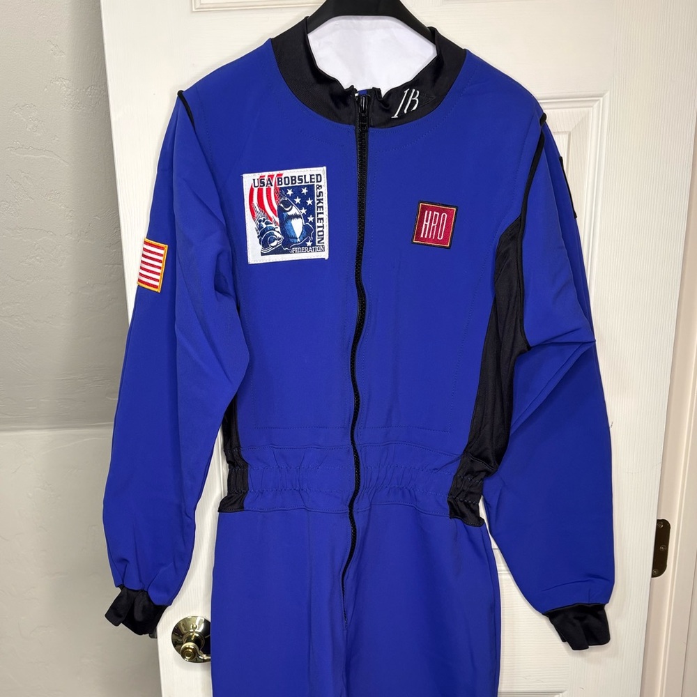 Team USA Bobsled And Skeleton Federation Fleece Competition Skinsuit Speedsuit
